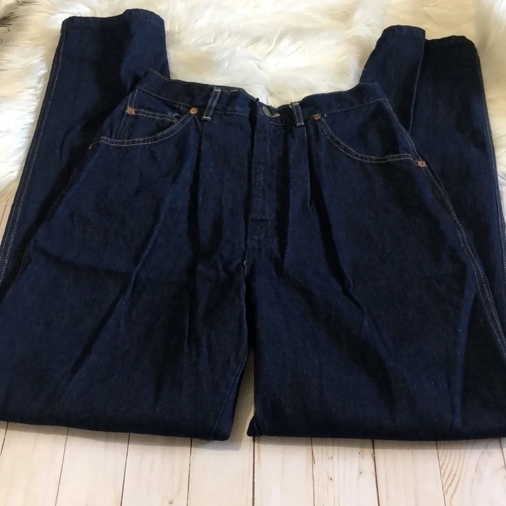 Vintage Lee hi- waisted jeans size 12 made in USA - Picture 5 of 11